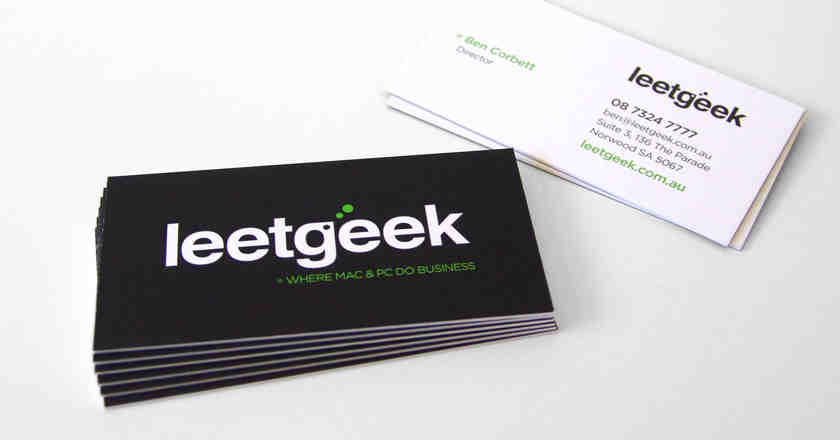 leetgeek, business, cards